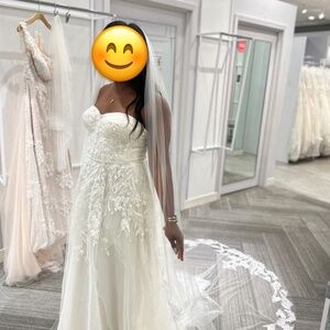 NEW glitter tulle wedding dress